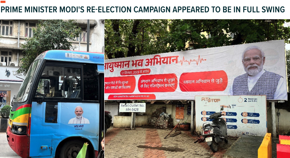 Indian Prime Minister's Re-election Campaign